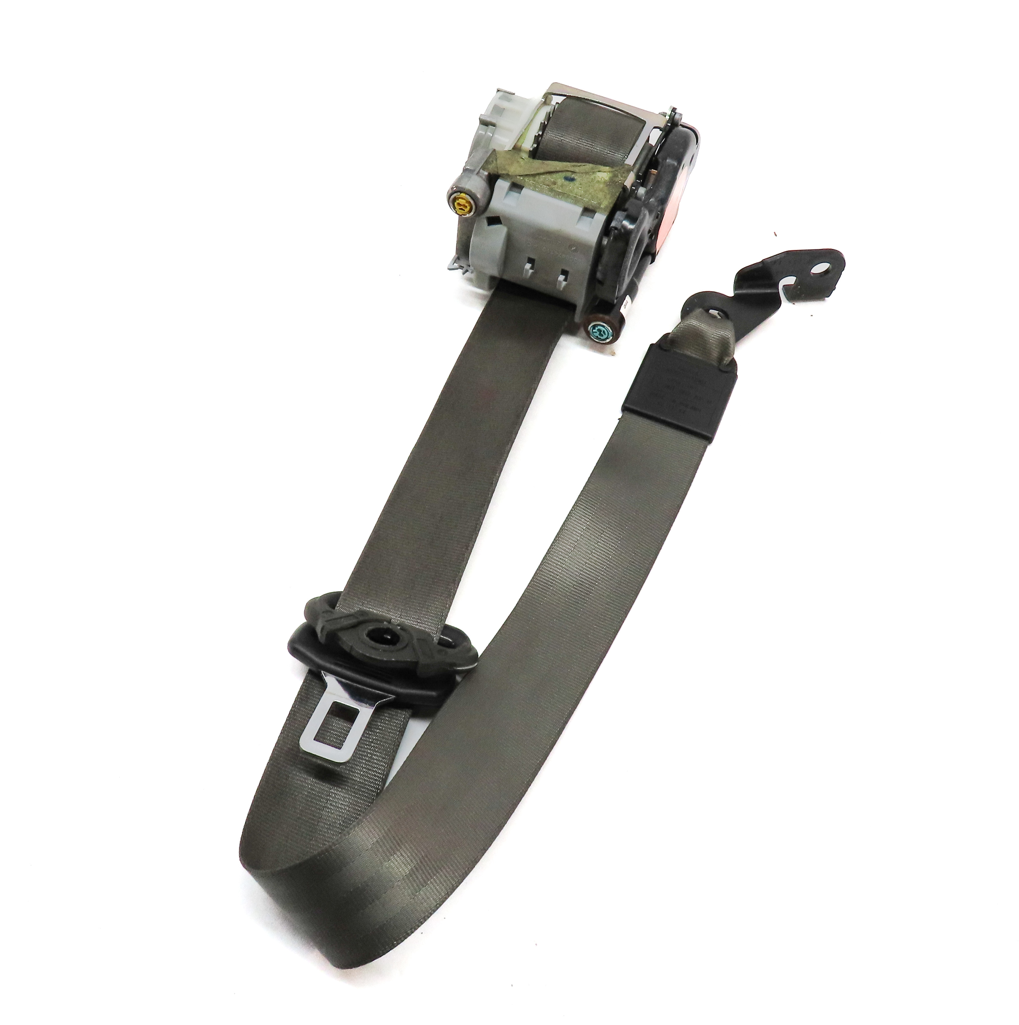 2009-2017 AUDI Q5 (8R) FRONT RIGHT PASSENGER SEAT SEATBELT RETRACTOR (BEIGE) — exact item pictured